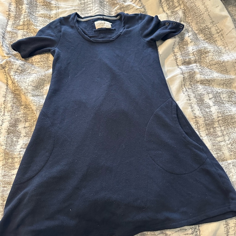 Evy's Tree Navy Textured Fabric